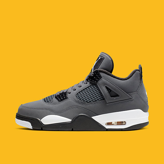 grey and yellow jordan 4